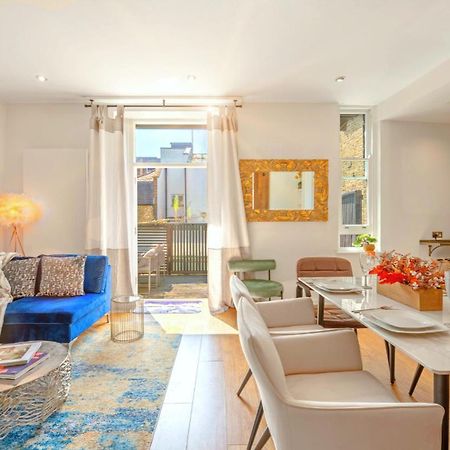 Designer Victorian Flat With Large Terrace Lägenhet London Exteriör bild