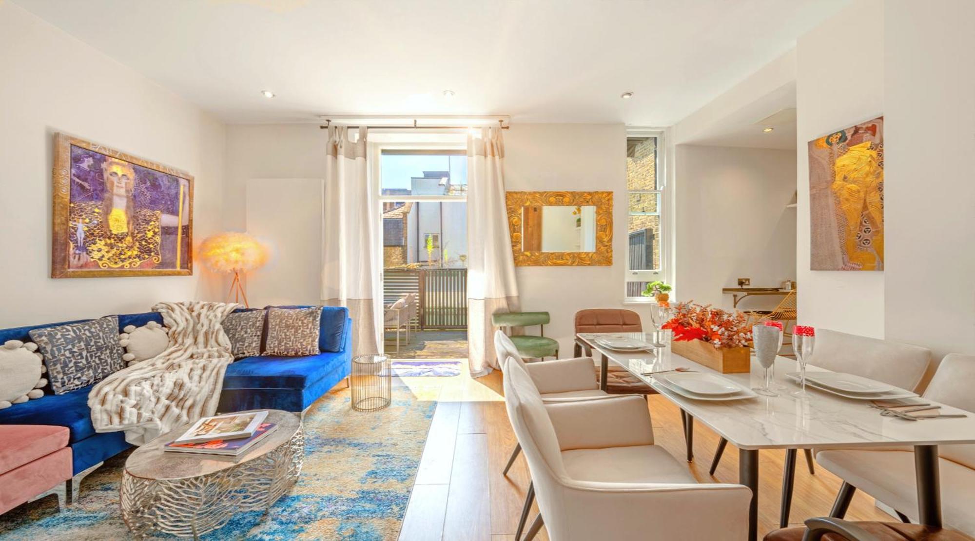 Designer Victorian Flat With Large Terrace Lägenhet London Exteriör bild